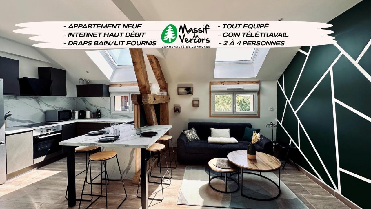 Apartament Logement Cosy Belle Vue, Reposant, Teletravail Saint-Nizier-du-Moucherotte Zewnętrze zdjęcie